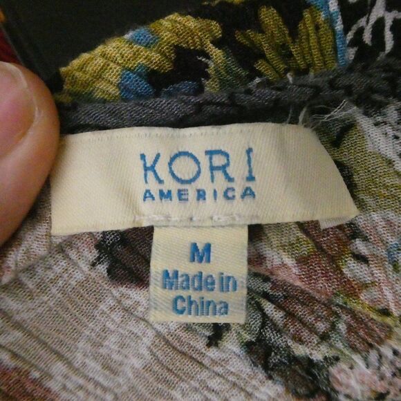 Kori Floral Patchwork Cold Shoulder Mini Dress Med - Picture 5 of 8